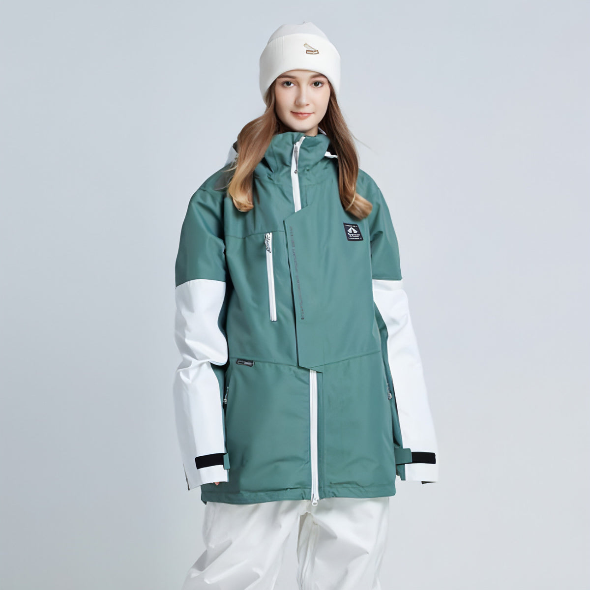 Modische, lockere Hoodie-Jacke mit Fleece-Futter für Damen