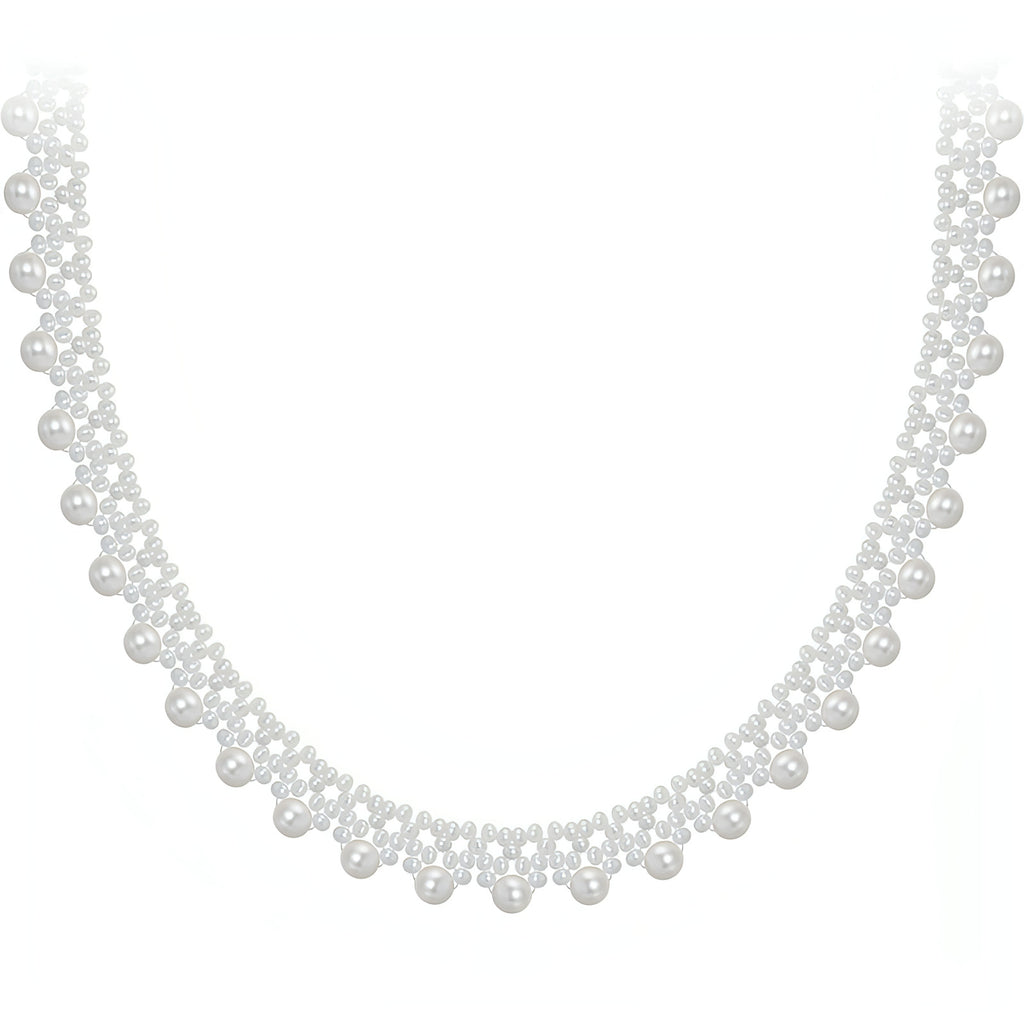 LuxeJewels™ – South Sea Pearl Necklace with 18K Gold Accent