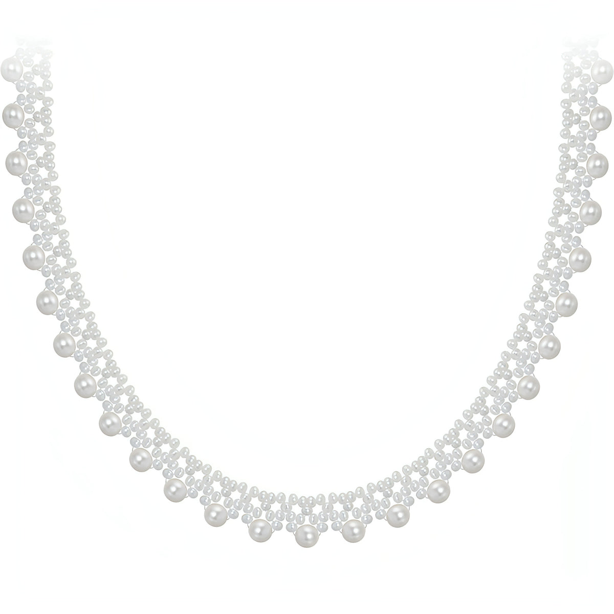 LuxeJewels™ – South Sea Pearl Necklace with 18K Gold Accent