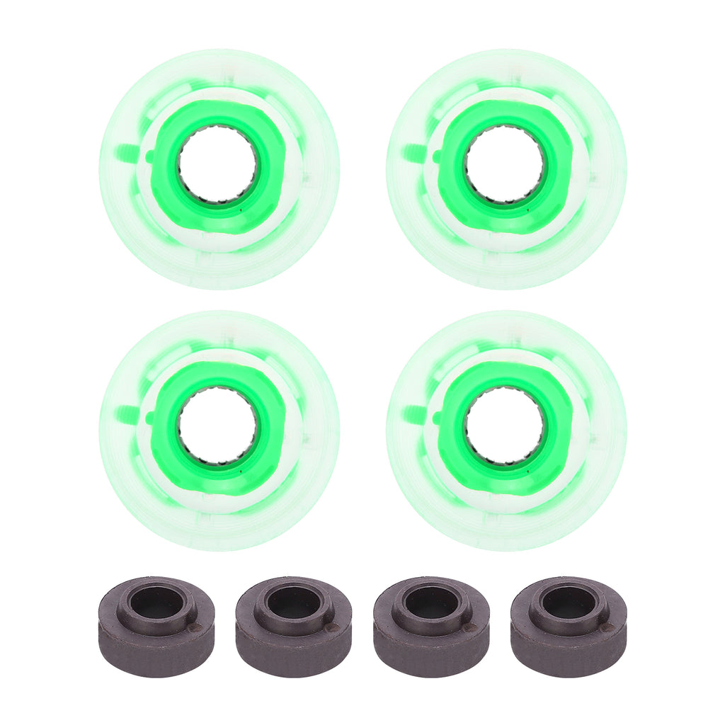 Wheel 78A 60x45mm HighElastic Skateboard Flash Wheel PU Filling for Longboard Cruiser Board(Green ) - enhanced image 1