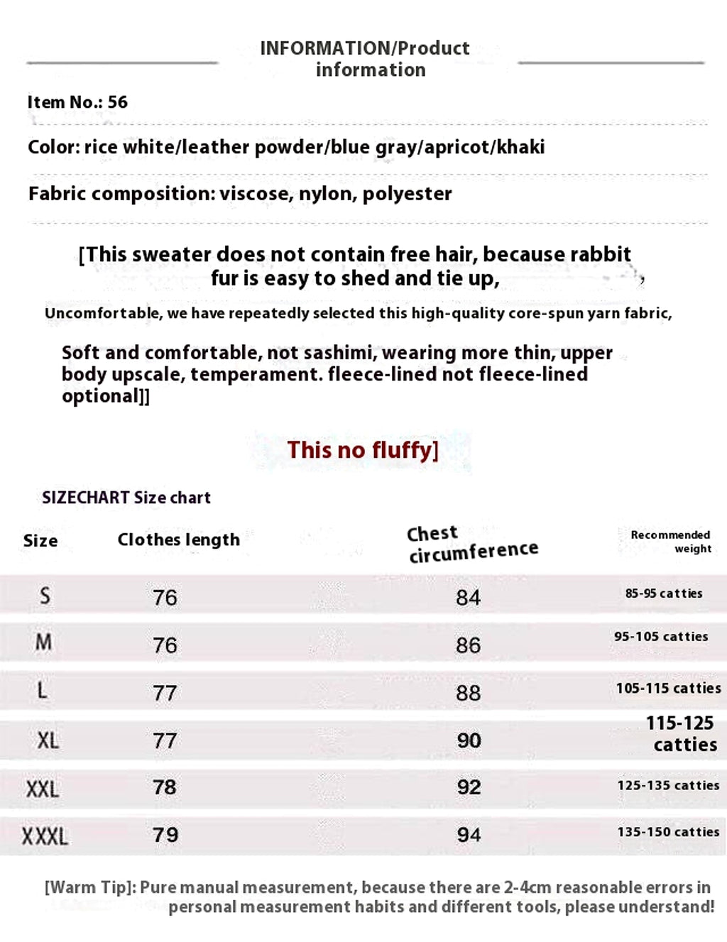 Autumn And Winter Fleece-lined Thickened Woolen Dress Sweater - enhanced image 1