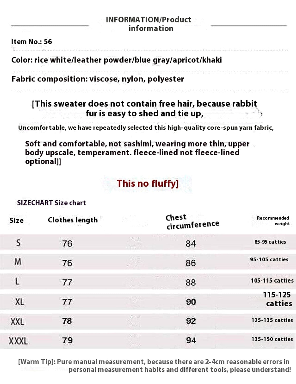 Autumn And Winter Fleece-lined Thickened Woolen Dress Sweater - enhanced image 1