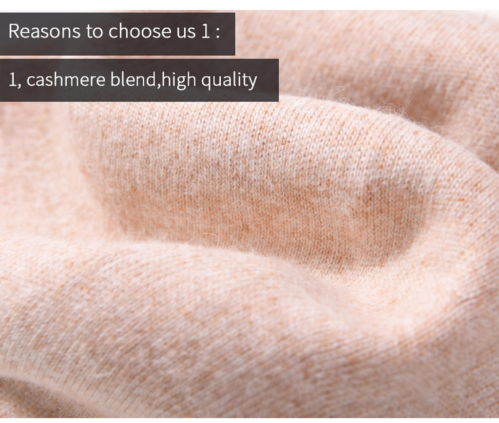Autumn Winter Berets Hat Women Casual Knitted Wool Beret Wit - enhanced image 1