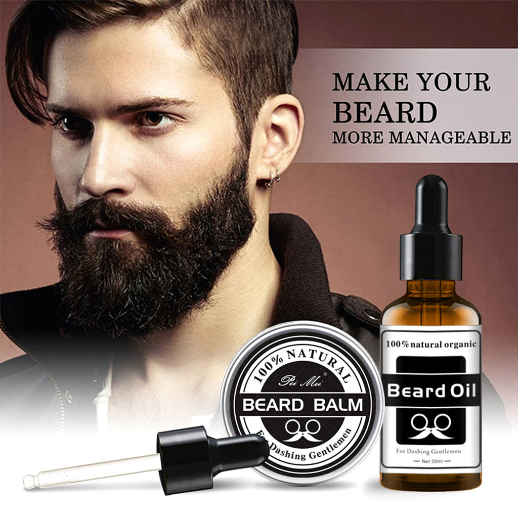 Beard & Stache™ – Moisturizing Cream-Infused Beard Oil - enhanced image 1