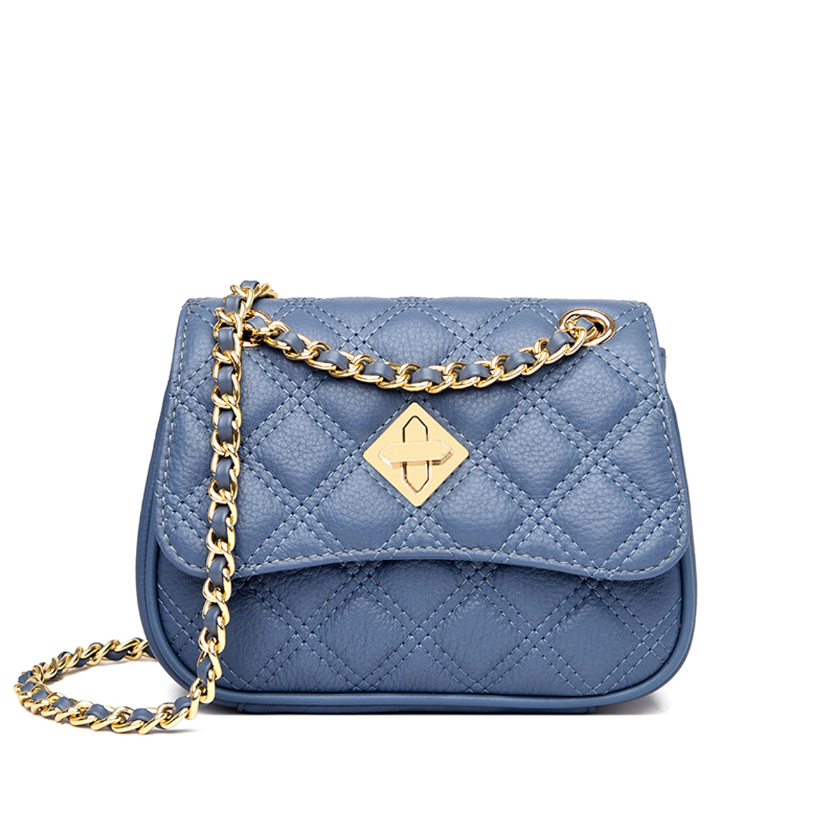 ChainDrape™ – Quilted Charm Shoulder Bag - enhanced image 1