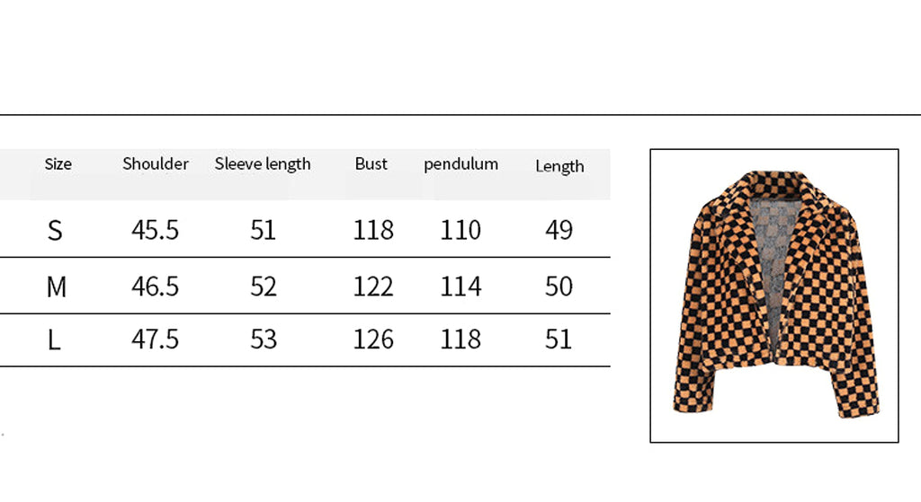 Checkerboard Plaid Sweater Women Street Hipster Blouse - enhanced image 1