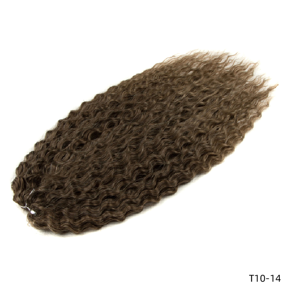 LuxeWave - Chemical Fiber Water Ripple Crochet Curls Hair Extensions - enhanced image 1
