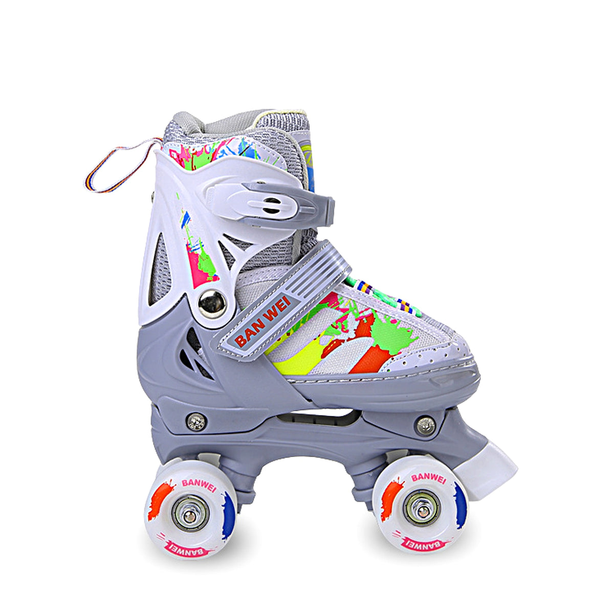 Children's Double-row Four-wheel Roller Skate Protective Gear Set - enhanced image 1