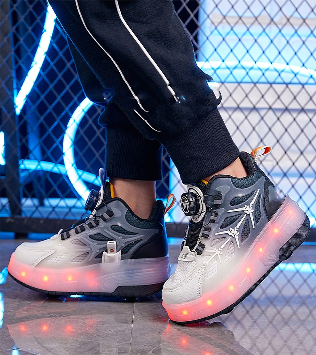 FlashRoll™ – Light-Up Knob Skates for Kids - enhanced image 1