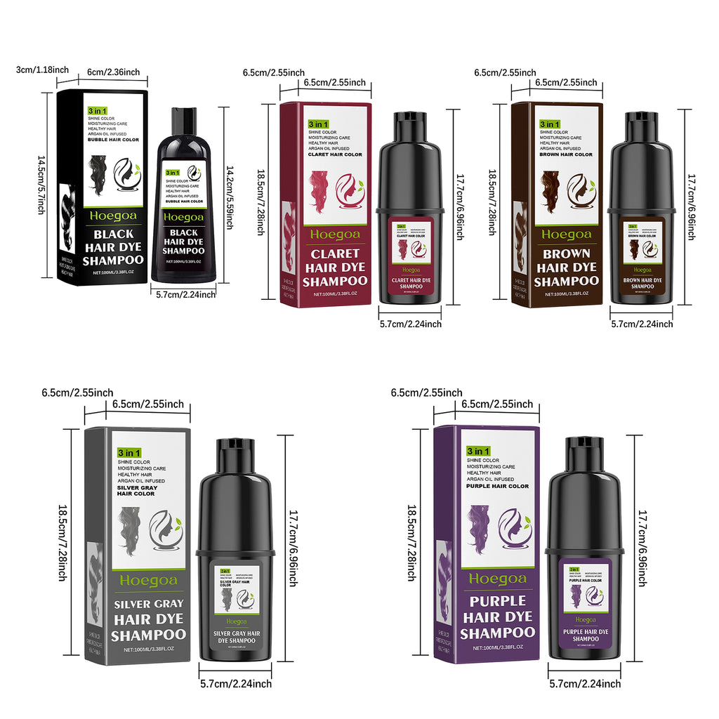 CLARET™ Hair Dye Shampoo – Color & Care in One Step - enhanced image 1