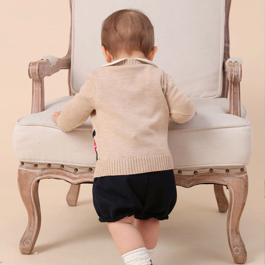 CozyTales™ – Cartoon Knit Jacket for Toddlers - enhanced image 1