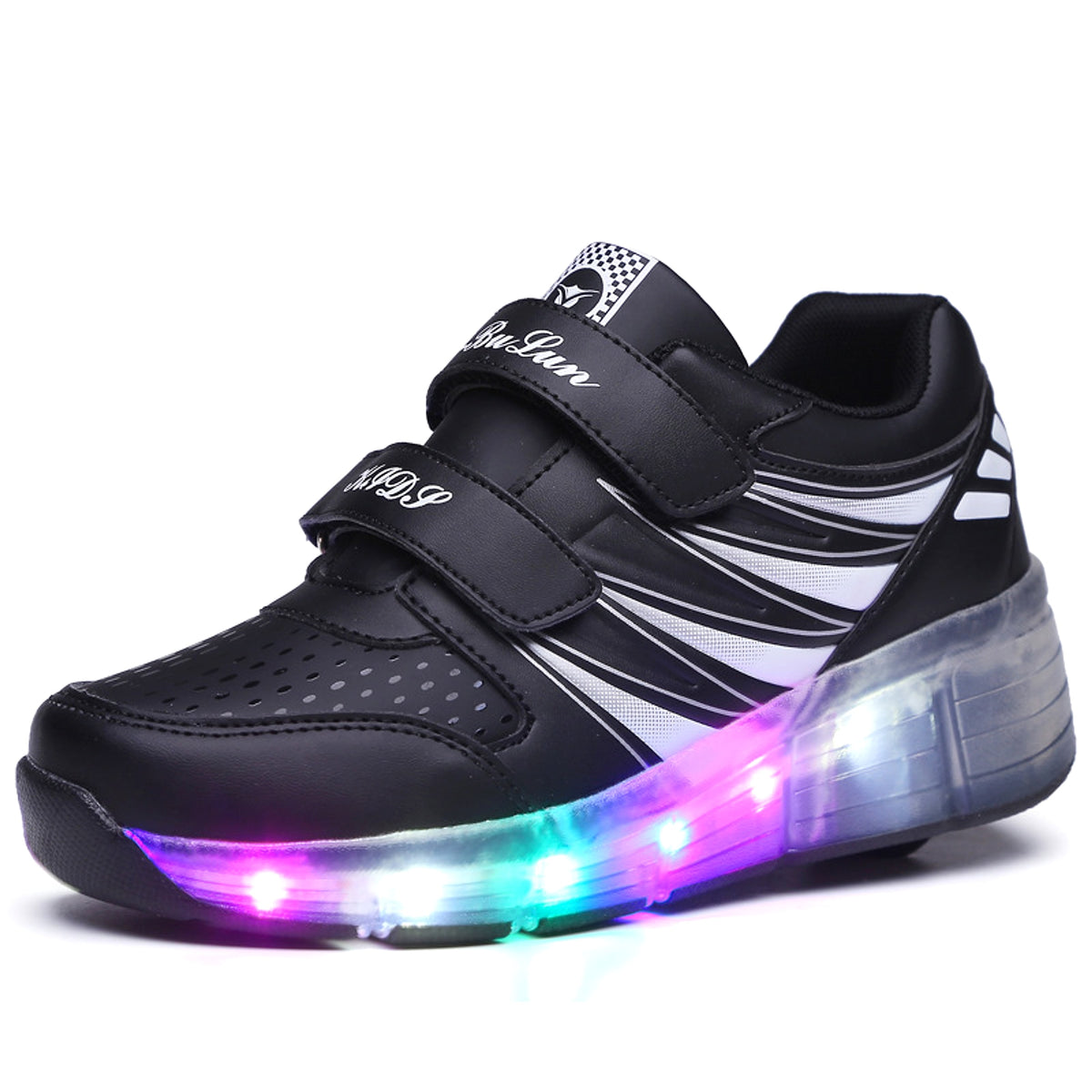 Creative Charging Children's LED Light Roller Skates - enhanced image 1
