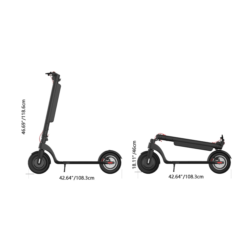 CruzaVolt™ Urban Ruffryde – 350W Electric Folding Scooter - enhanced image 1