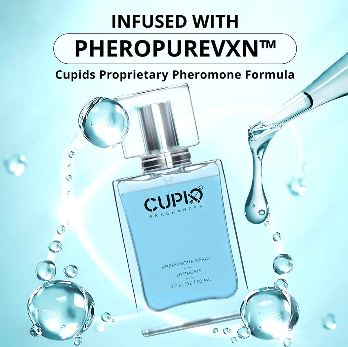 CUPID™ Ocean Pheromone Spray | Men’s Attraction Cologne (50ml) - enhanced image 1