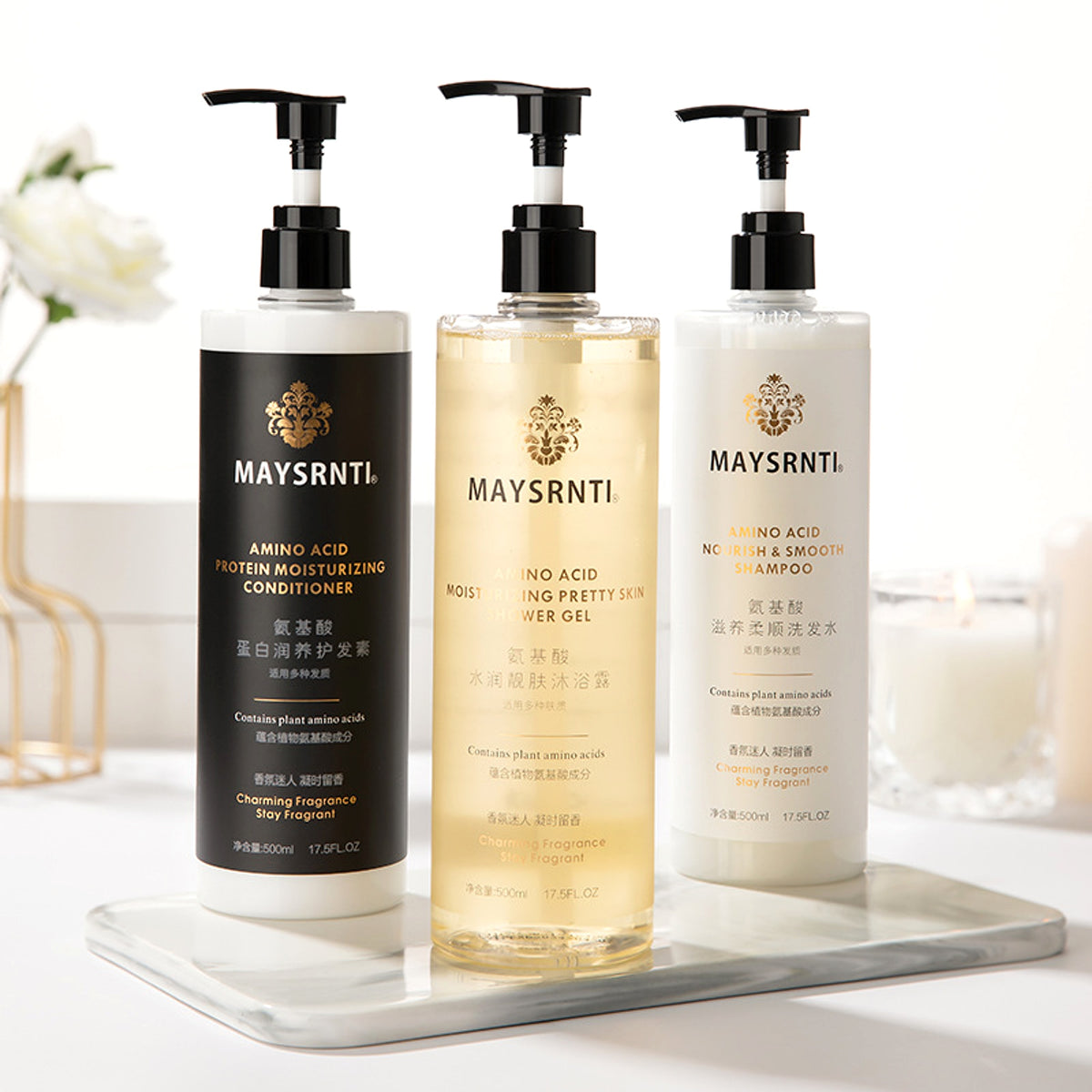 CUZIN Amino Acid 3-Piece Hair & Body Set - enhanced image 1