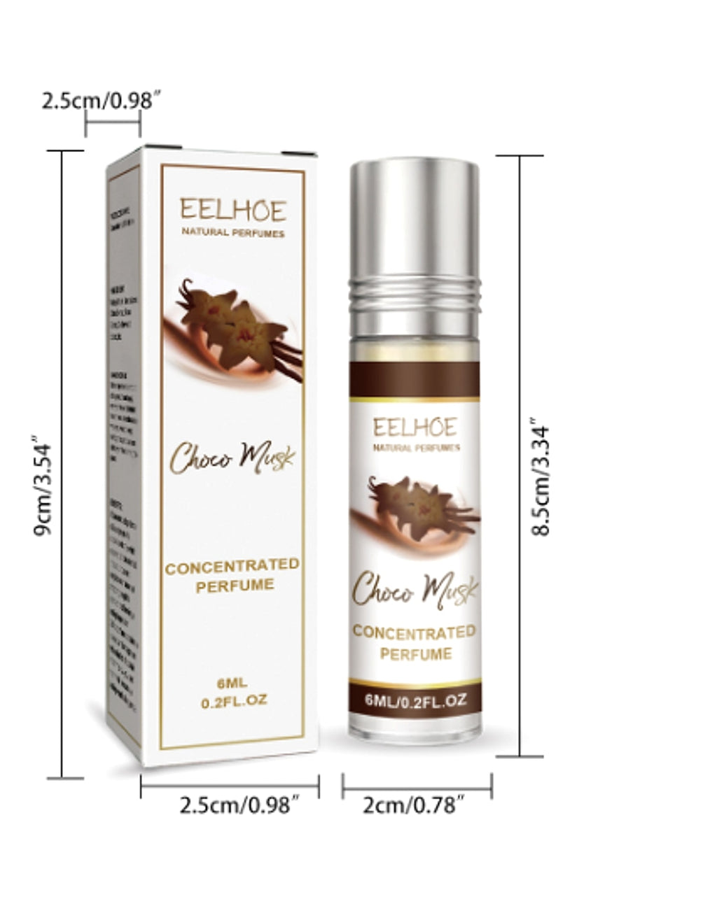 EELHOE™ Choco Musk – A Sensual Pocket-Sized FragranceSpicy. Cozy. Unforgettable. - enhanced image 1