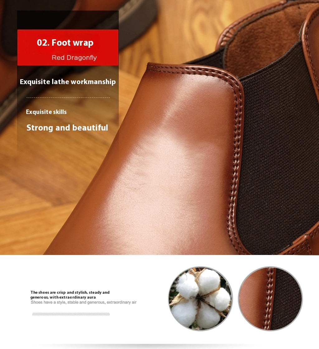 Eleganz™ – Classic Pointed-Toe Formal Boots for Men (Global Shipping) - enhanced image 1