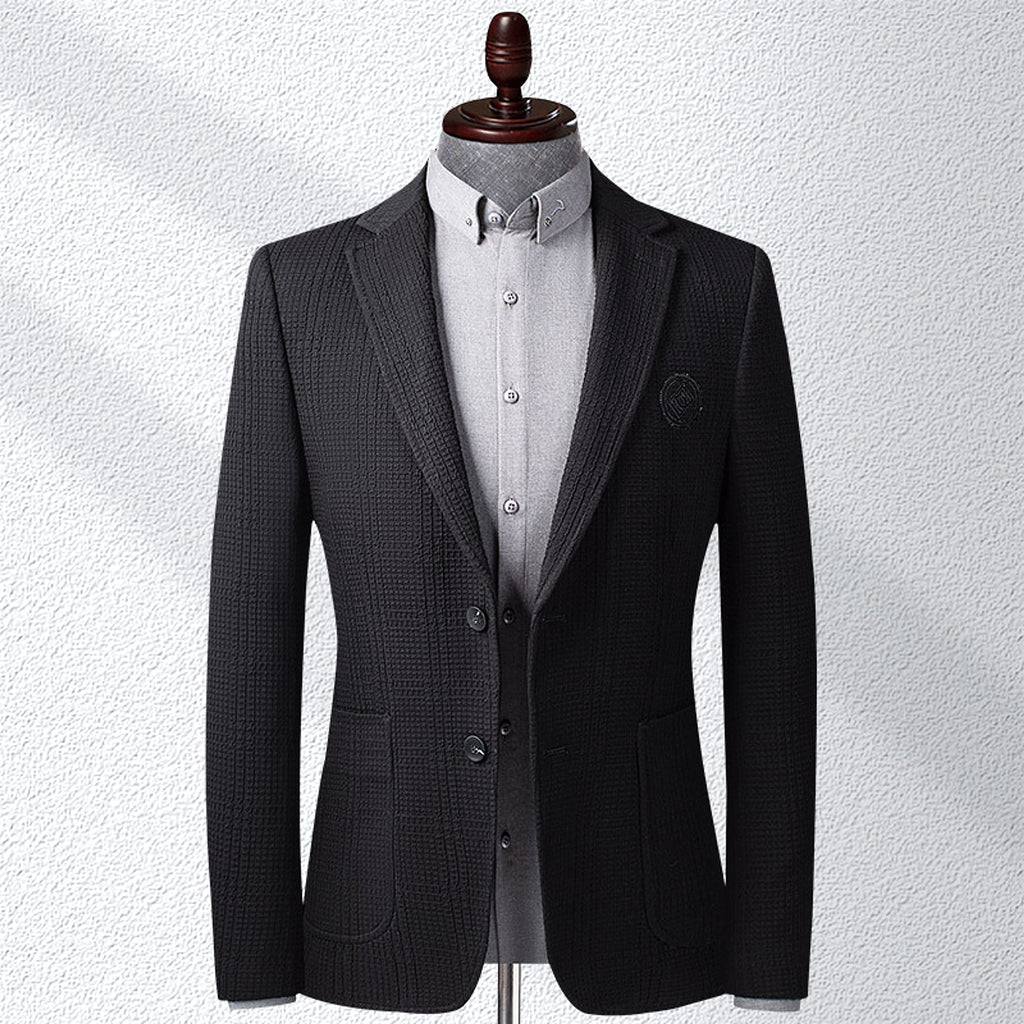 Embroidered Luxe™ Men's Suit – Bold Design for Fashion-Conscious Men - enhanced image 1