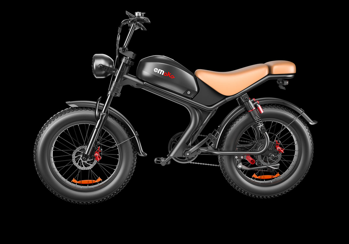 eMoto C93™ – 20" Retro-Style Electric Bike 1000W | 48V 20Ah Battery (US Warehouse) - enhanced image 1