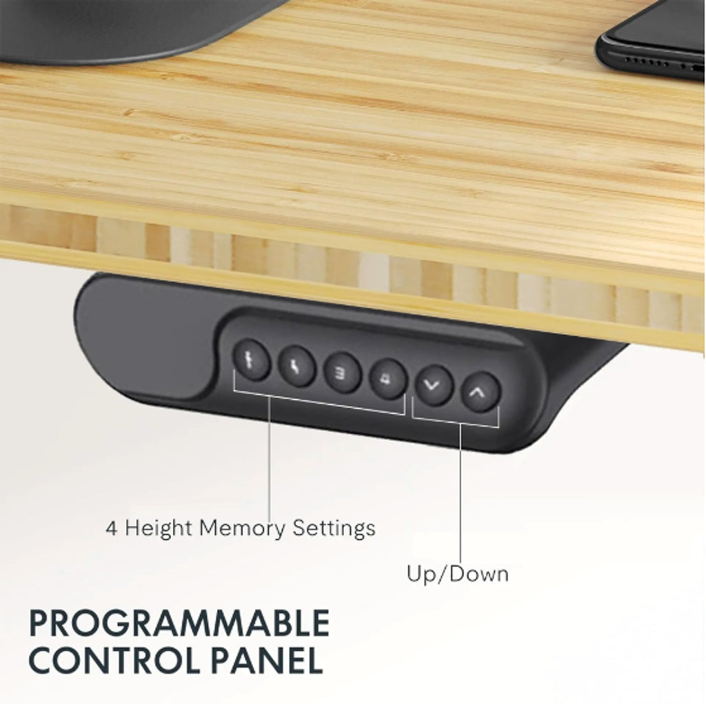 ErgoFlex™ – Electric Standing Desk 55" x 28" with Dual Motor & Memory Panel (US Warehouse) - enhanced image 1