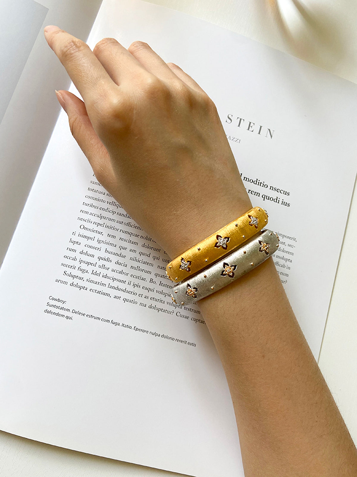 European And American Retro Brushed Bracelet S925 Silver - enhanced image 1