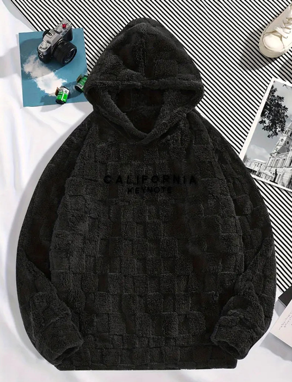 European Style Oversized Hooded Loose Hoodie Sweater - enhanced image 1