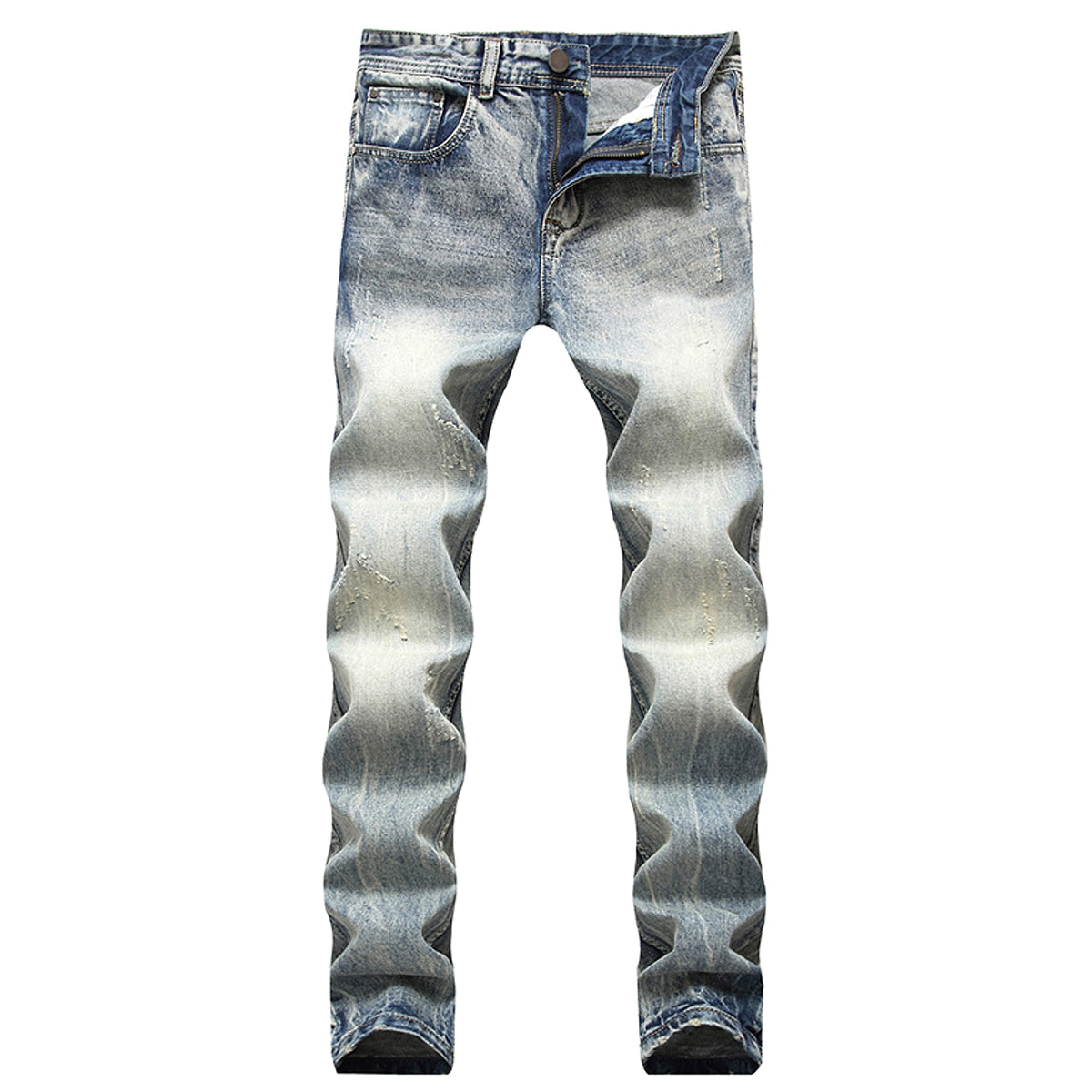 Fashion Ripped Cool Jeans Men - enhanced image 1