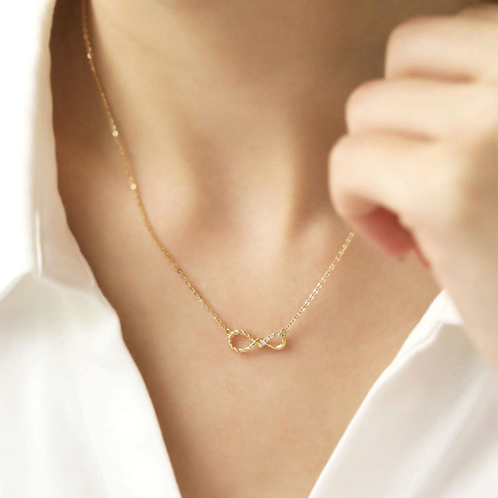 Fashion Versatile Elegant Octagonal Lock Necklace - enhanced image 1