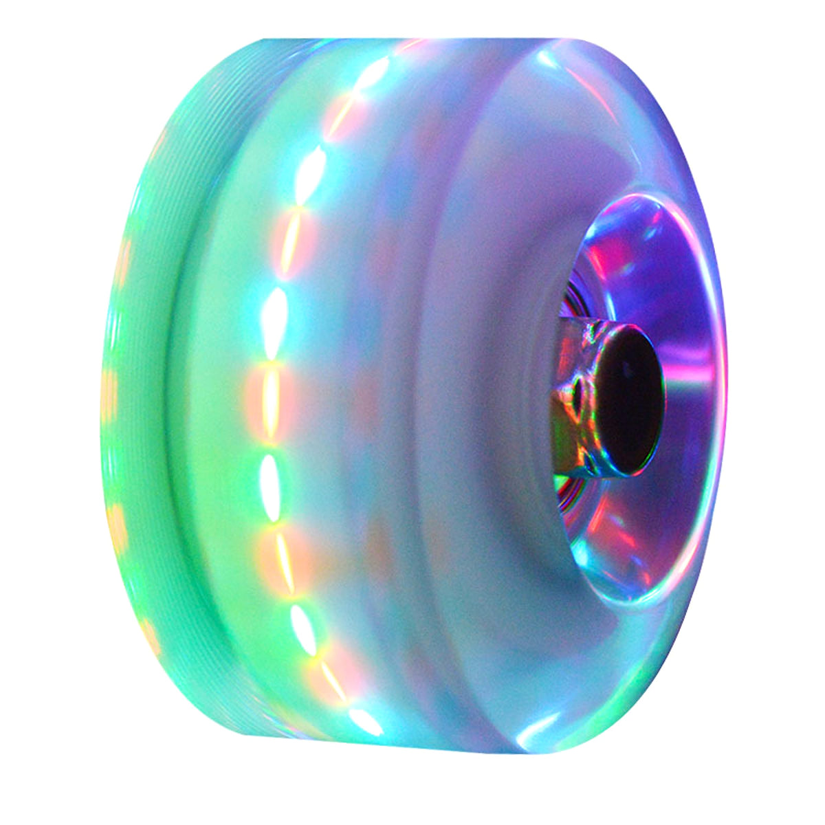 Fashionable Personality Double Row Roller Skates Luminous Wheel - enhanced image 1