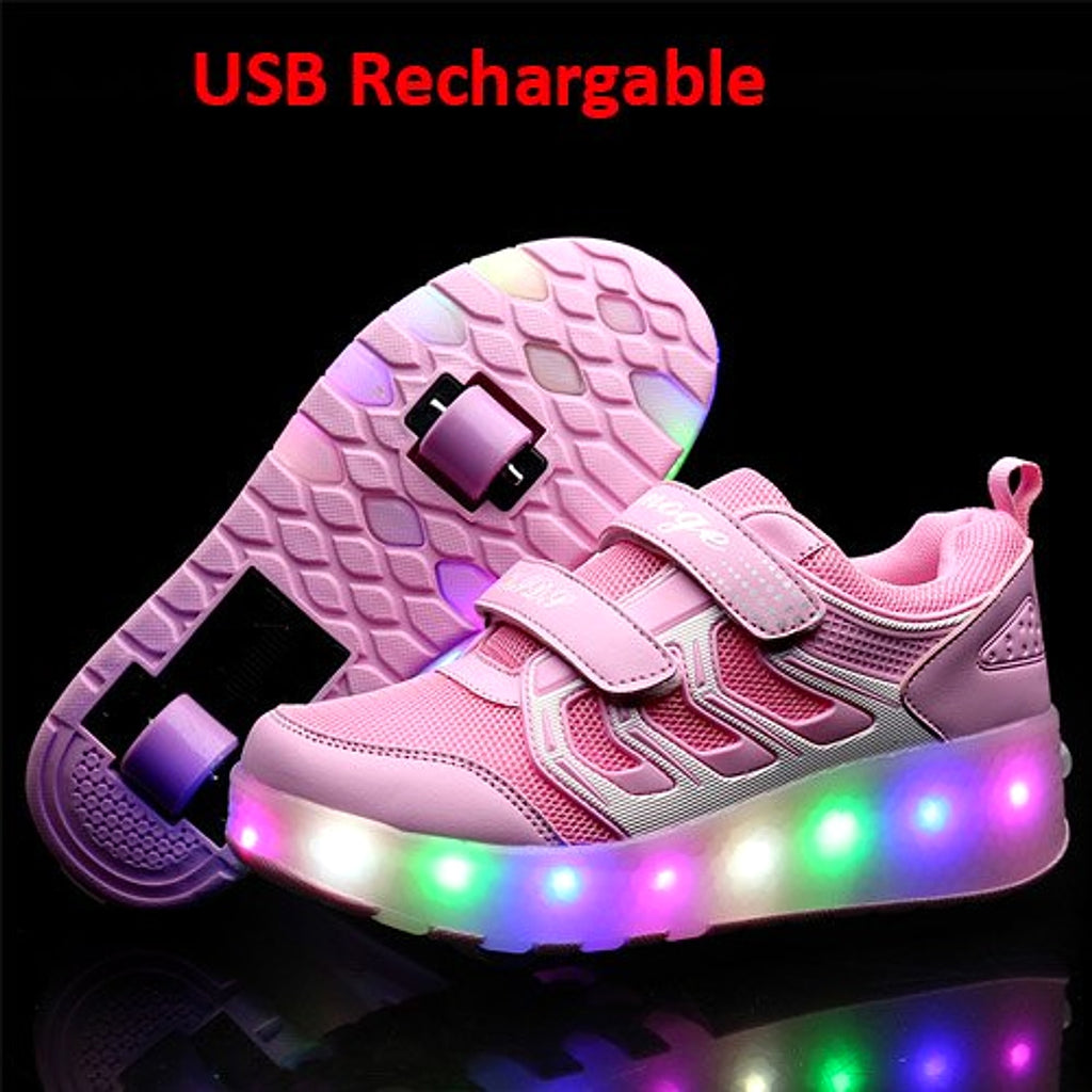 Flashing roller skates - enhanced image 1