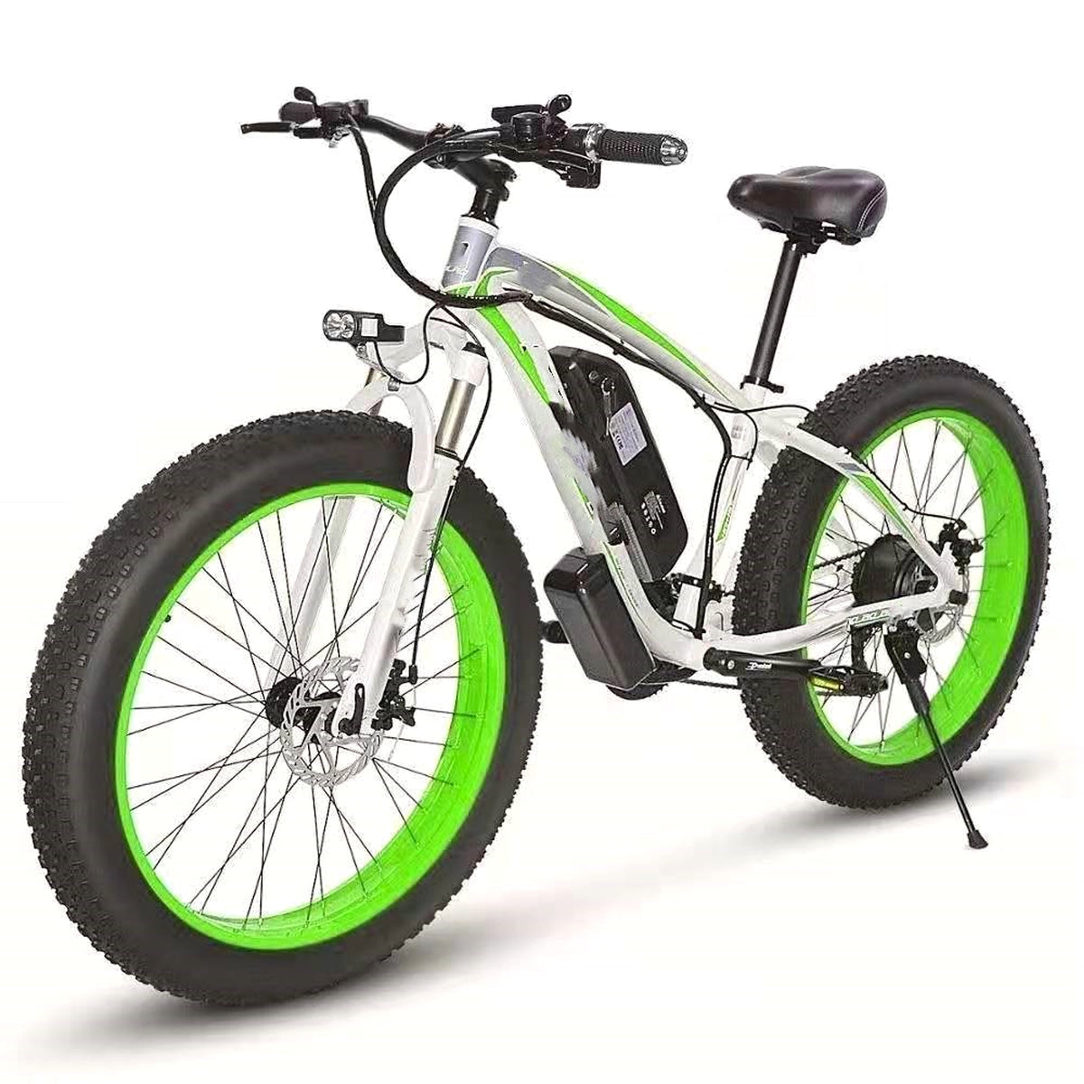 Forever™ E-Glide Snow 26 – Electric Mountain Bike (21-Speed, 350W, Fat Tire) - enhanced image 1
