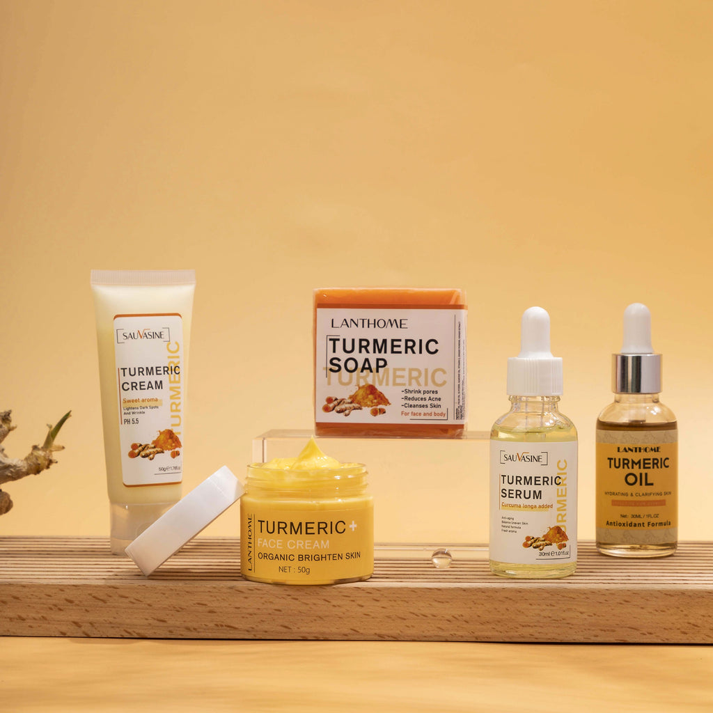 GlowRoot™ – 5-Piece Turmeric Skincare Kit for Radiant Skin - enhanced image 1