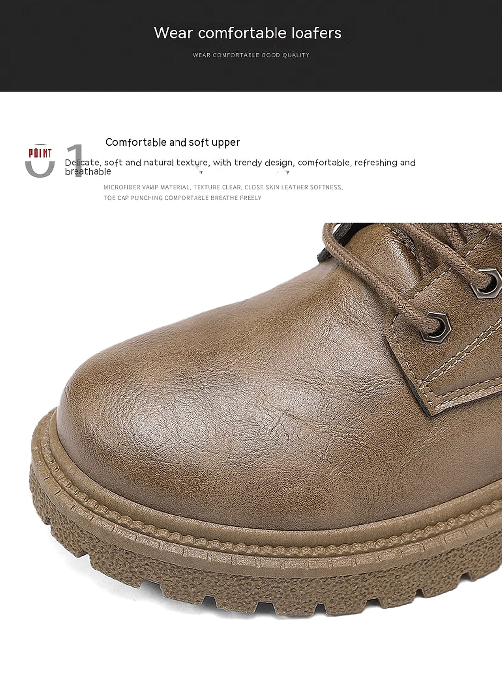 Winter Thick Bottom Hiking Boots MEN - enhanced image 1
