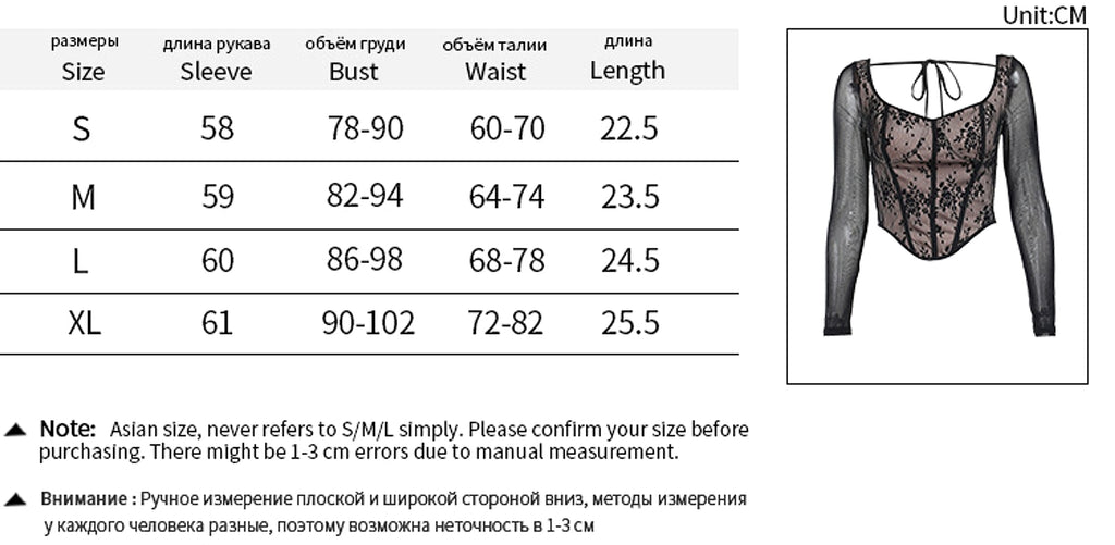 A1. Lace Stitching Girdle Printed Long-sleeved T-Shirt Women - enhanced image 1