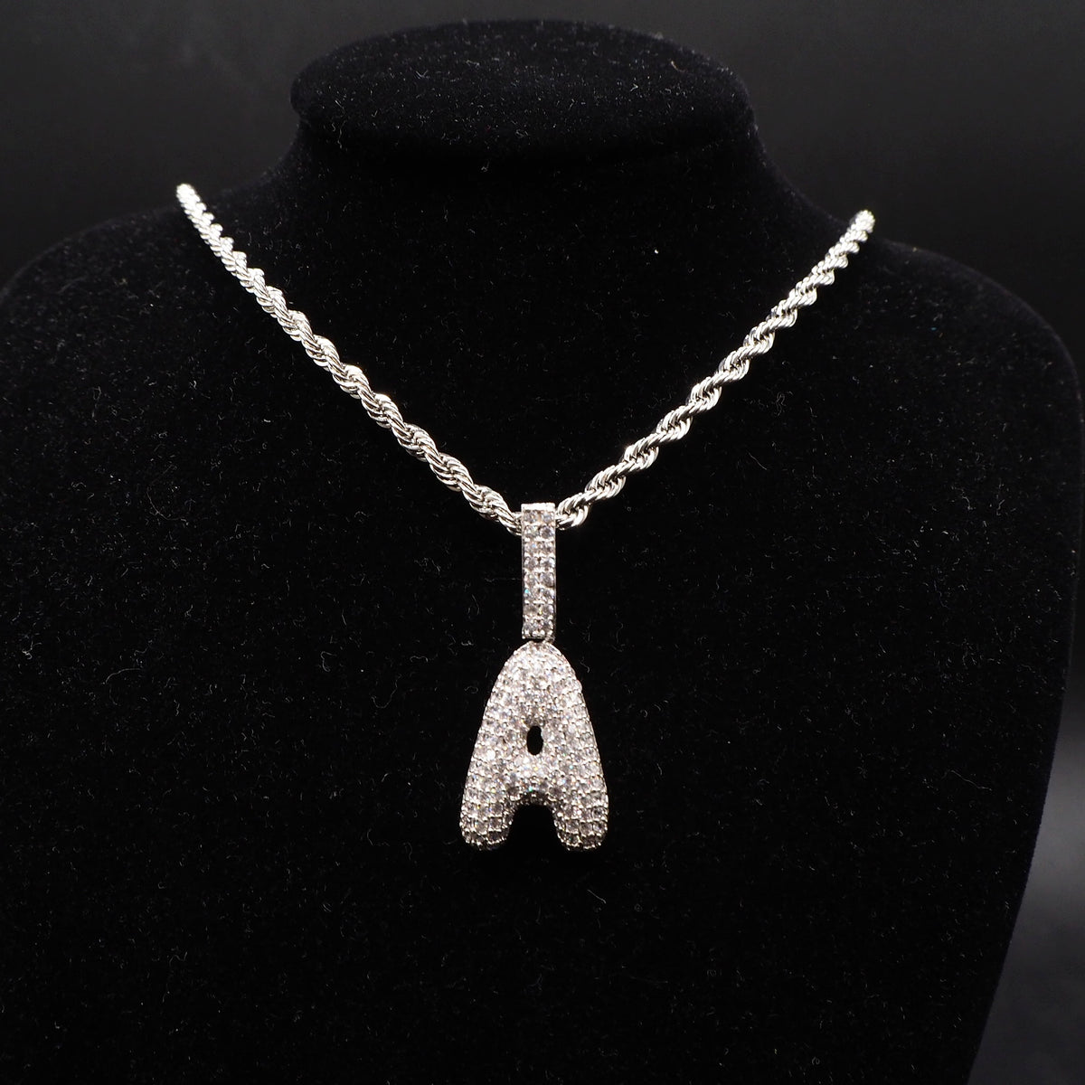 Personalized Letter Pendant Necklace – Minimalist Gold & Silver Initial Jewelry - enhanced image 1