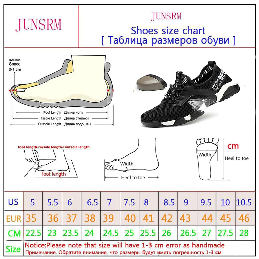 Lightweight protective shoes for men - enhanced image 1