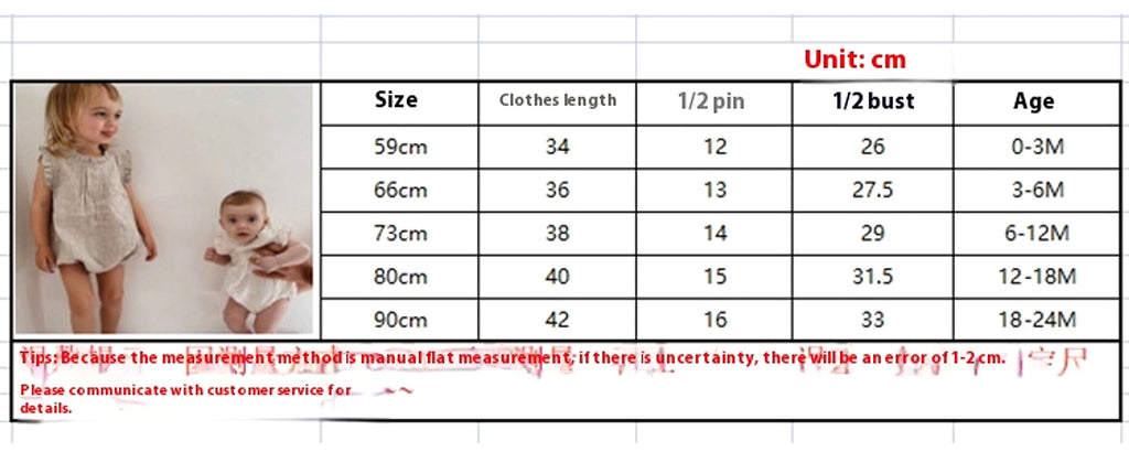 LinoNest™ – Linen Baby Romper with Soft Straps - enhanced image 1