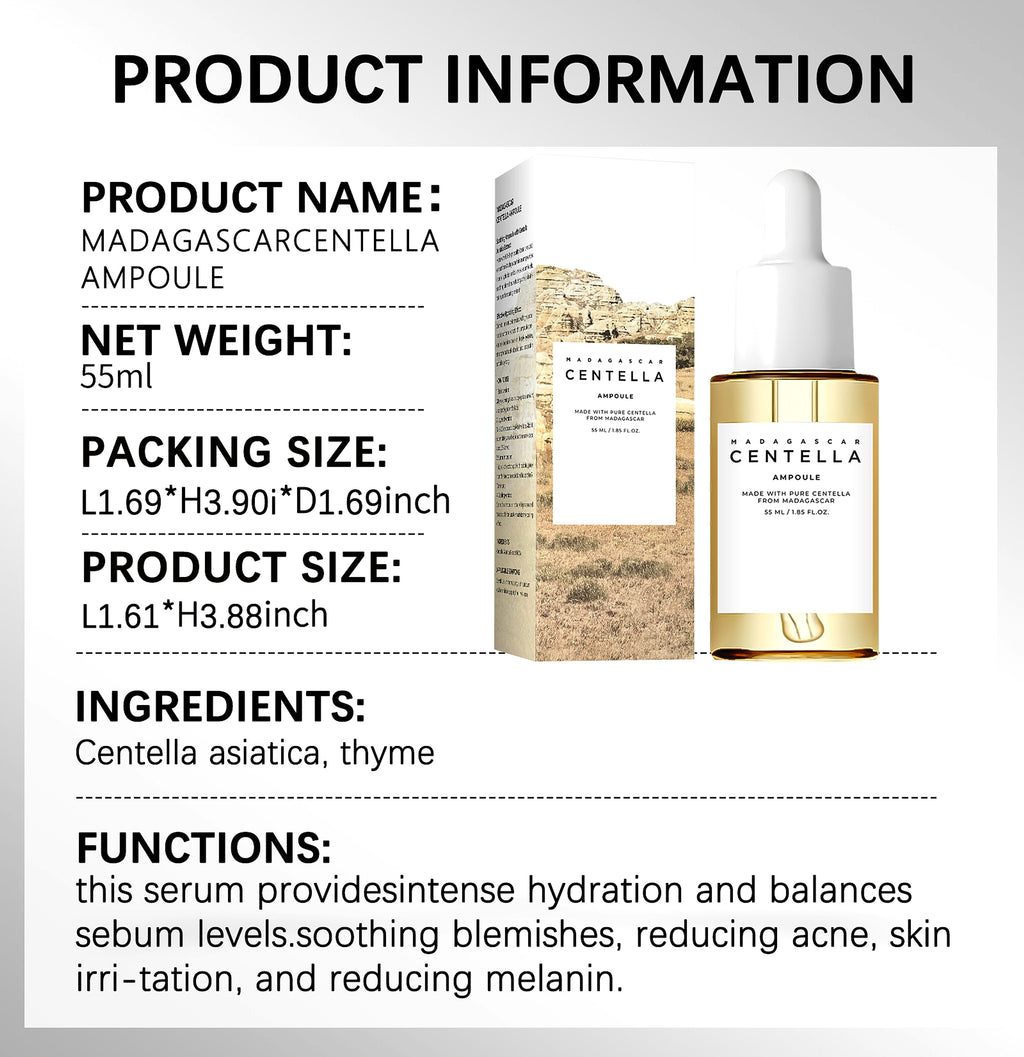 Madagascar Centella Face Serum – Calm, Hydrate & Heal - enhanced image 1