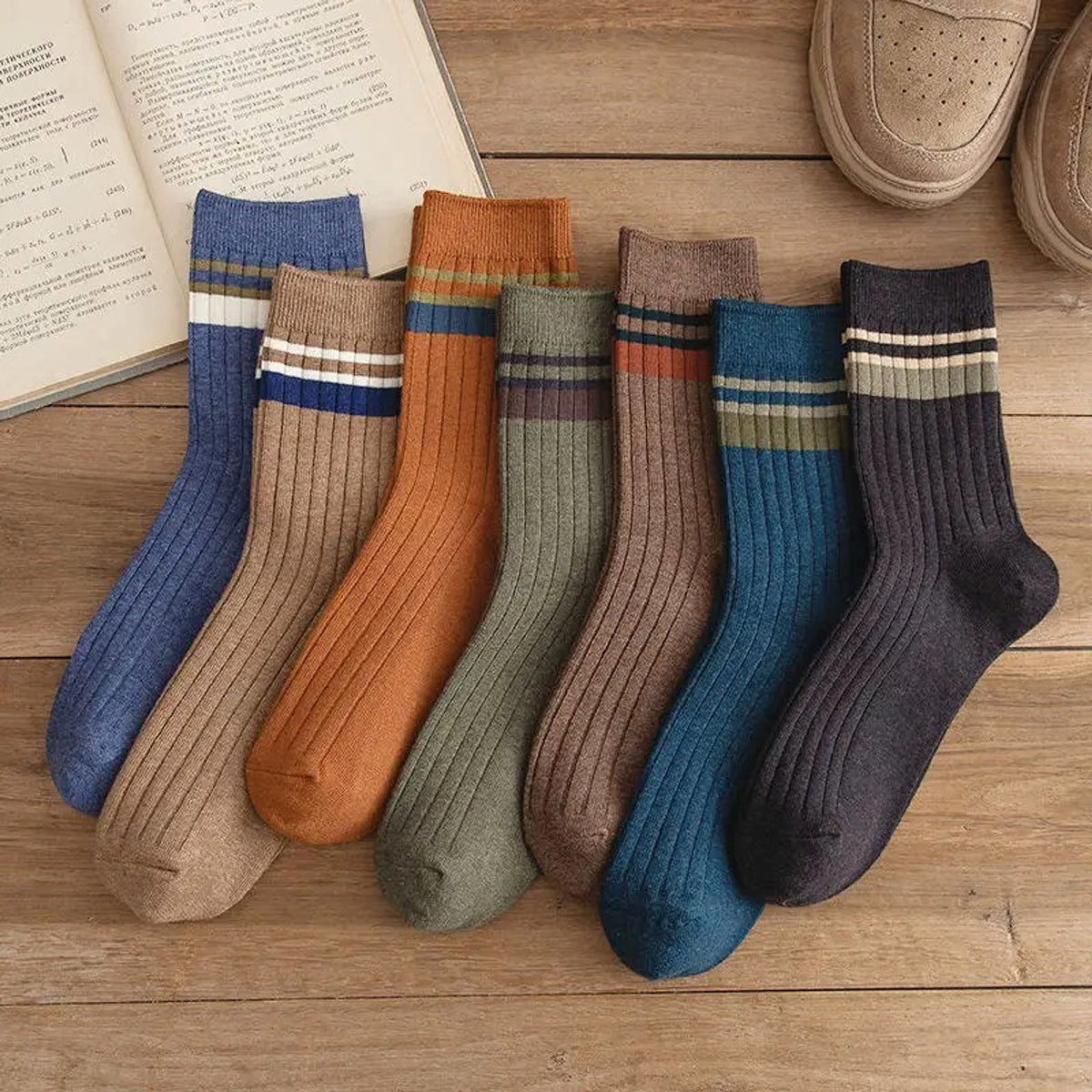 Men's Academic Style Socks - enhanced image 1