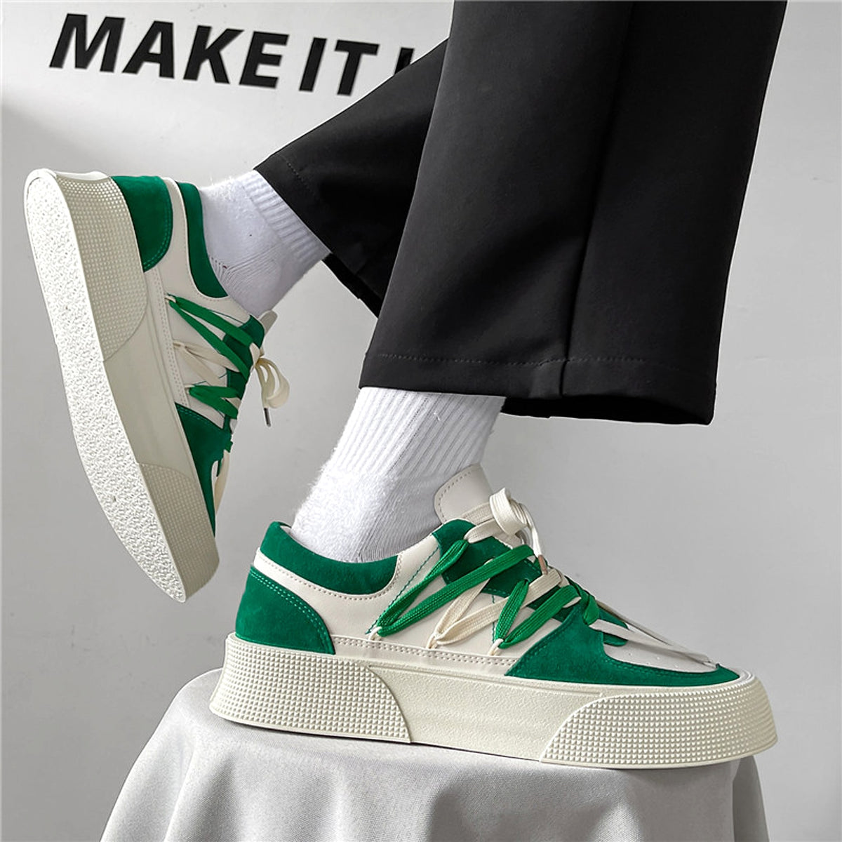 VoltRun™ – Retro-Inspired Street Sneakers - enhanced image 1