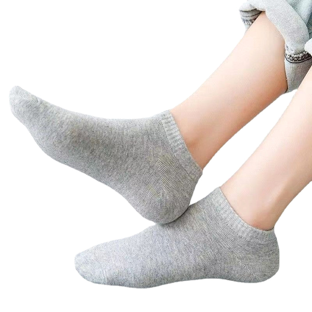 Men's Odor Resistant Low Cut Shallow Mouthed Invisible Boat Socks - enhanced image 1