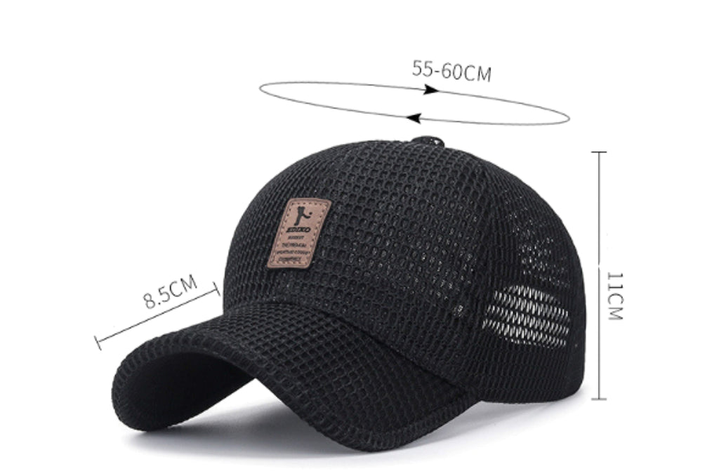 Men's Outdoor Sunscreen Mesh Breathable Hat - enhanced image 1