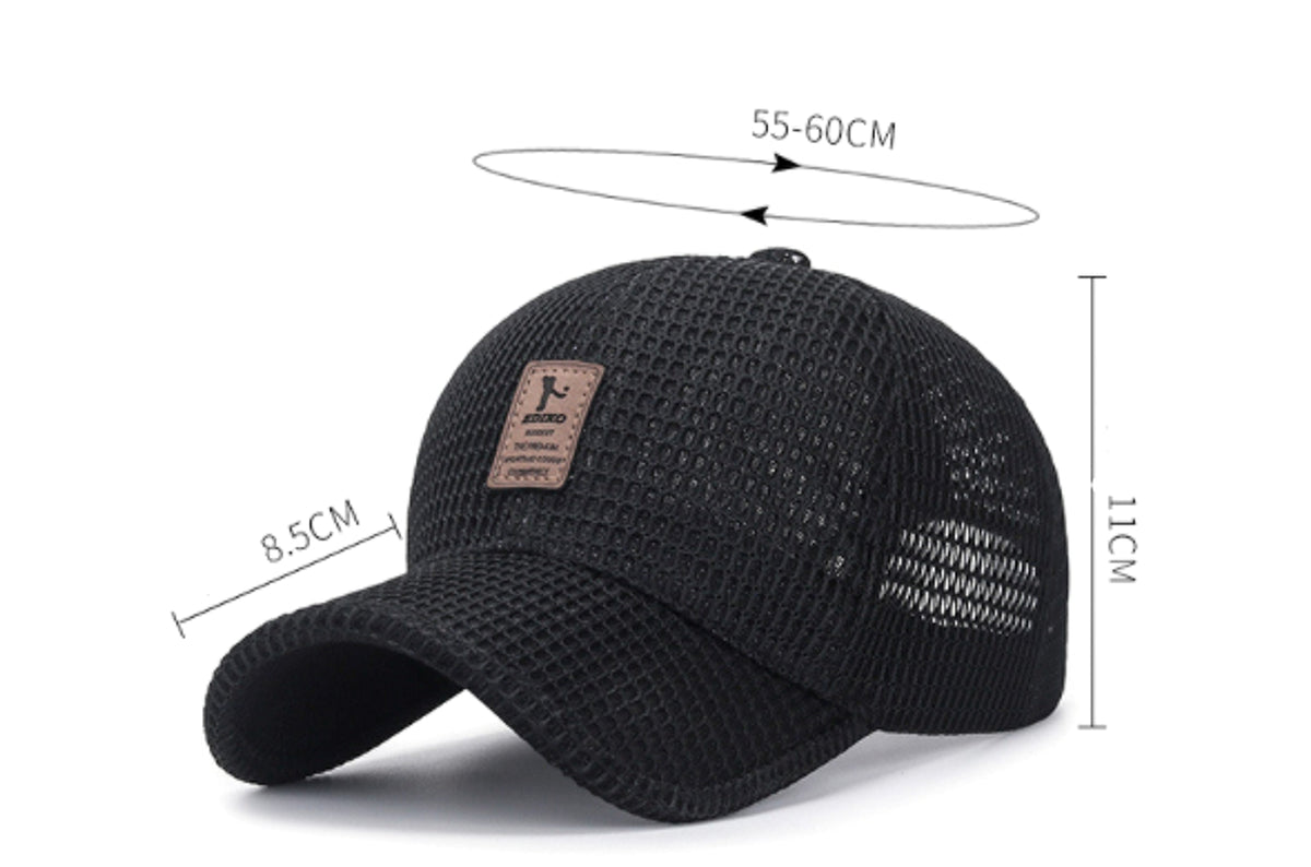 Men's Outdoor Sunscreen Mesh Breathable Hat - enhanced image 1