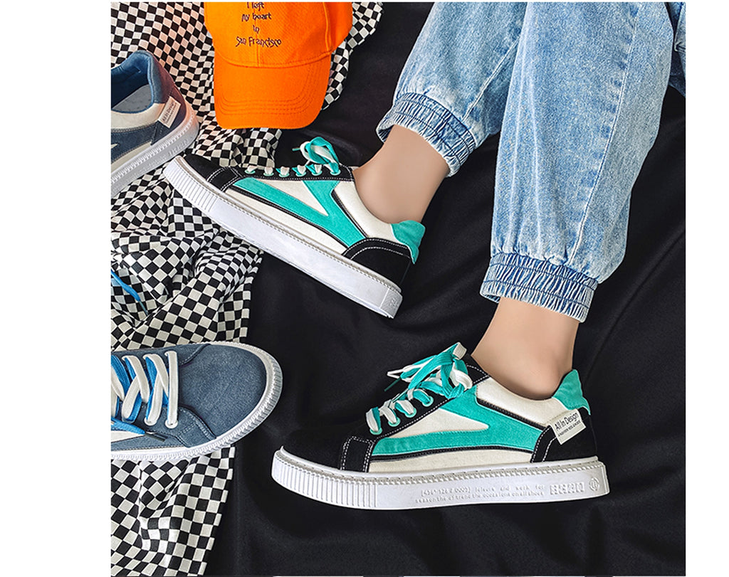 Men's Shoes Summer New Breathable Thin Sneakers Casual Low Top - enhanced image 1