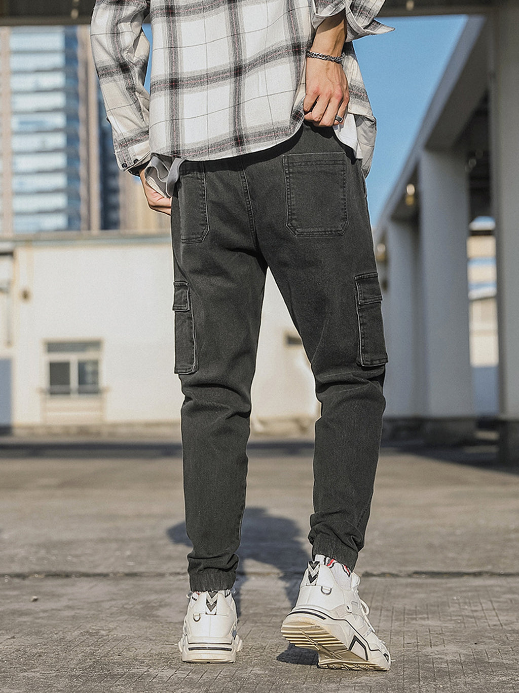 Casual Cargo Pants (Jeans) Men - enhanced image 1