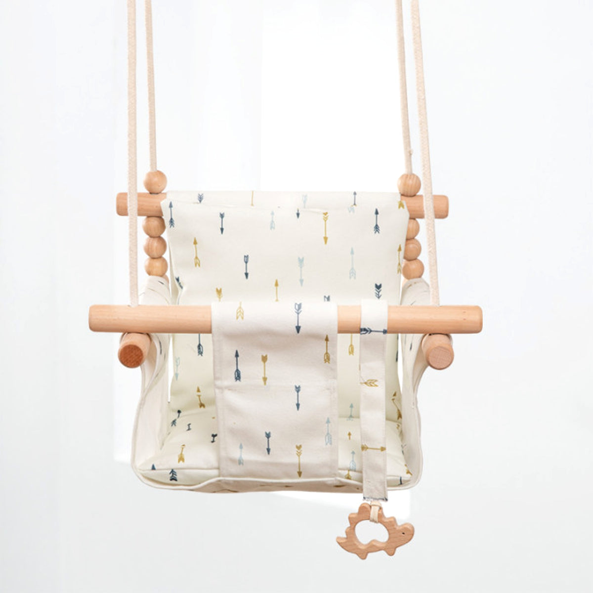 Naturoo™ – Cotton Canvas Baby Swing Chair - enhanced image 1