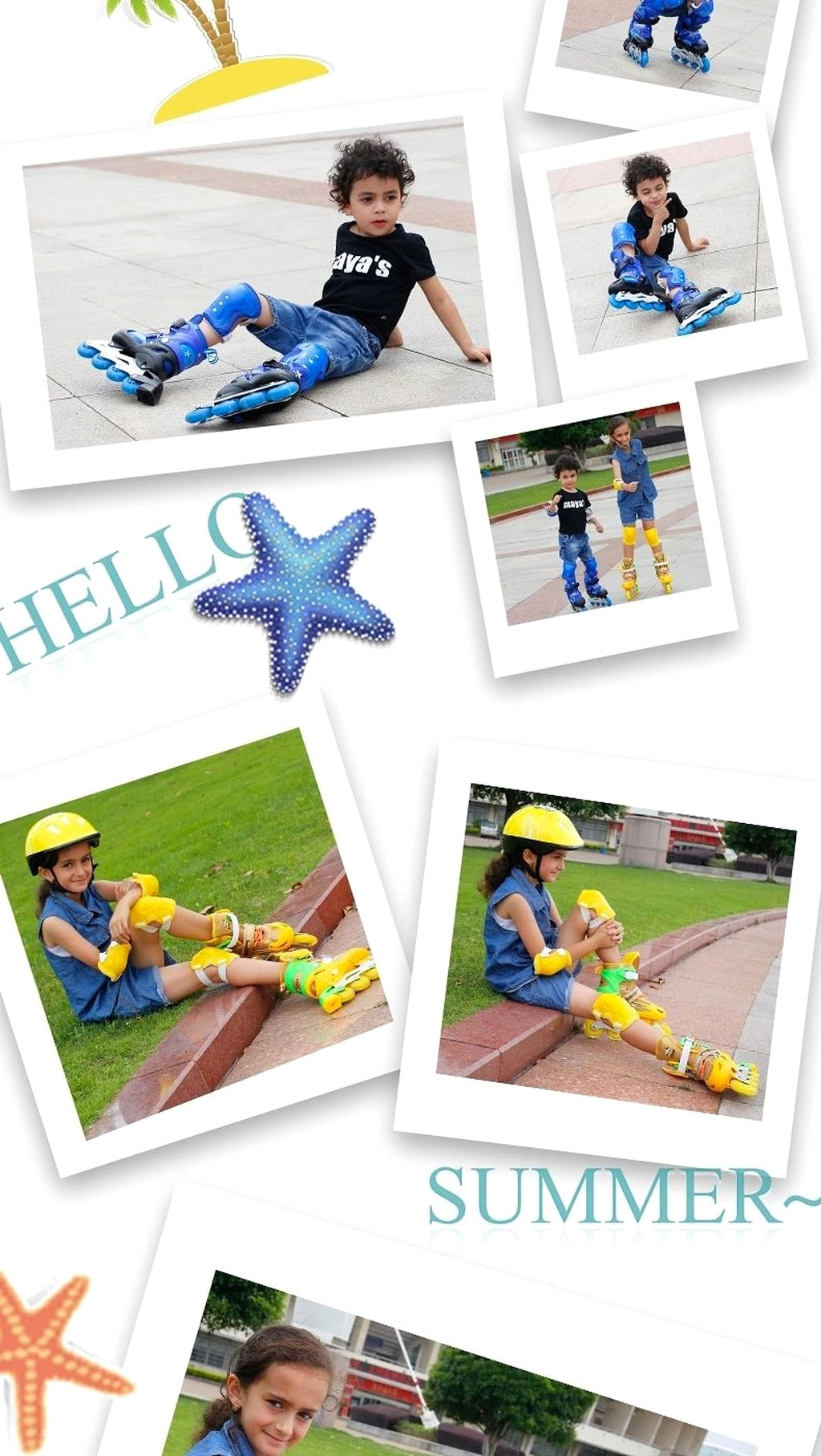 New Boy Girl Children Inline Skates Adjustable Size Flashing Roller Skating Boots for Kids - enhanced image 1