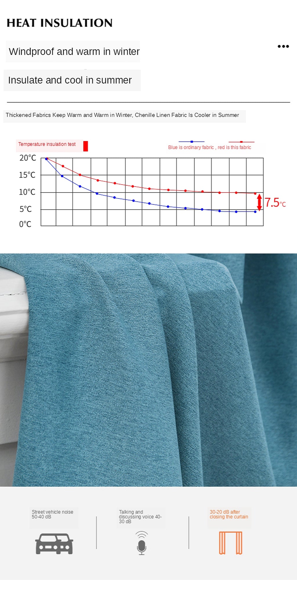 OptiShade™ – Double-Sided Precision Blackout Curtain - enhanced image 1
