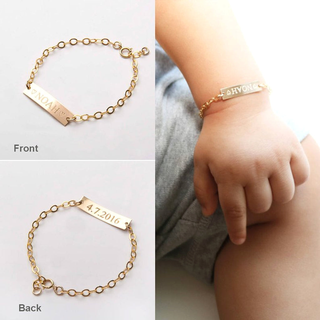 Personalized Children's Lettering Bracelet – Adjustable & Customizable Gift - enhanced image 1