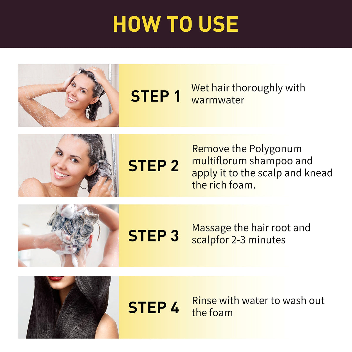 Polygonum Black Repair Shampoo - enhanced image 1